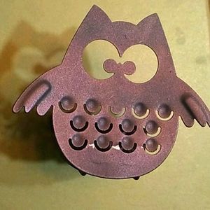 Owl candleholder